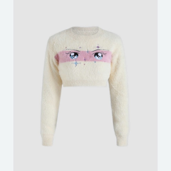 Cider Sweaters - Cider Crop Sweater Size Large